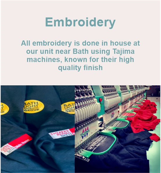 Embroidered Schoolwear & Clubwear