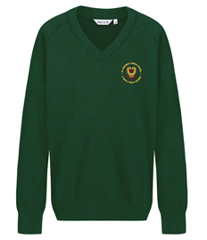 St Stephen's Knitted V Neck Jumper