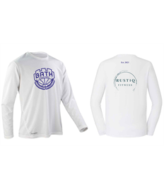 Bath Basketball Long Sleeve Sponsored Performance T-Shirt