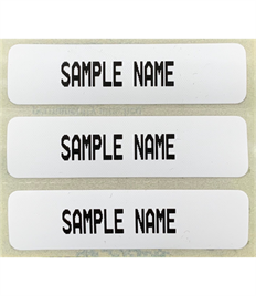 Crockerne Printed Name Tapes: Peel & Stick NON COMPULSORY