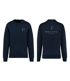 Precison Pilates: Oversized Navy Organic Sweatshirt